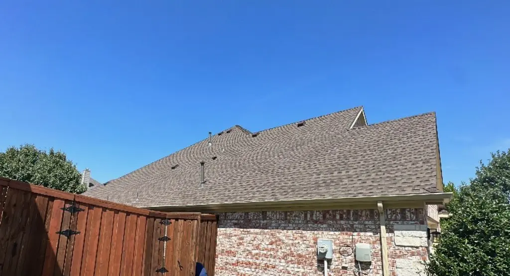 Completed roof replacement project in Linganore